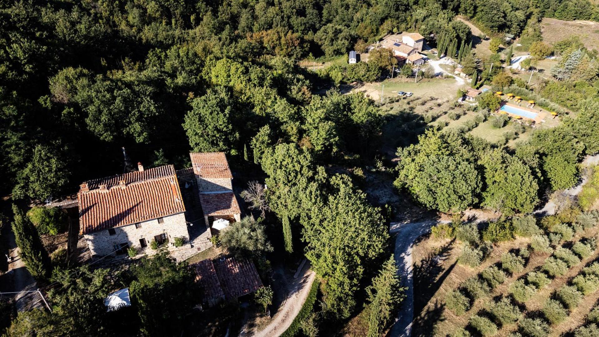 Agriturismo Santa Caterina Castelnuovo di Val di Cecina Kültér fotó