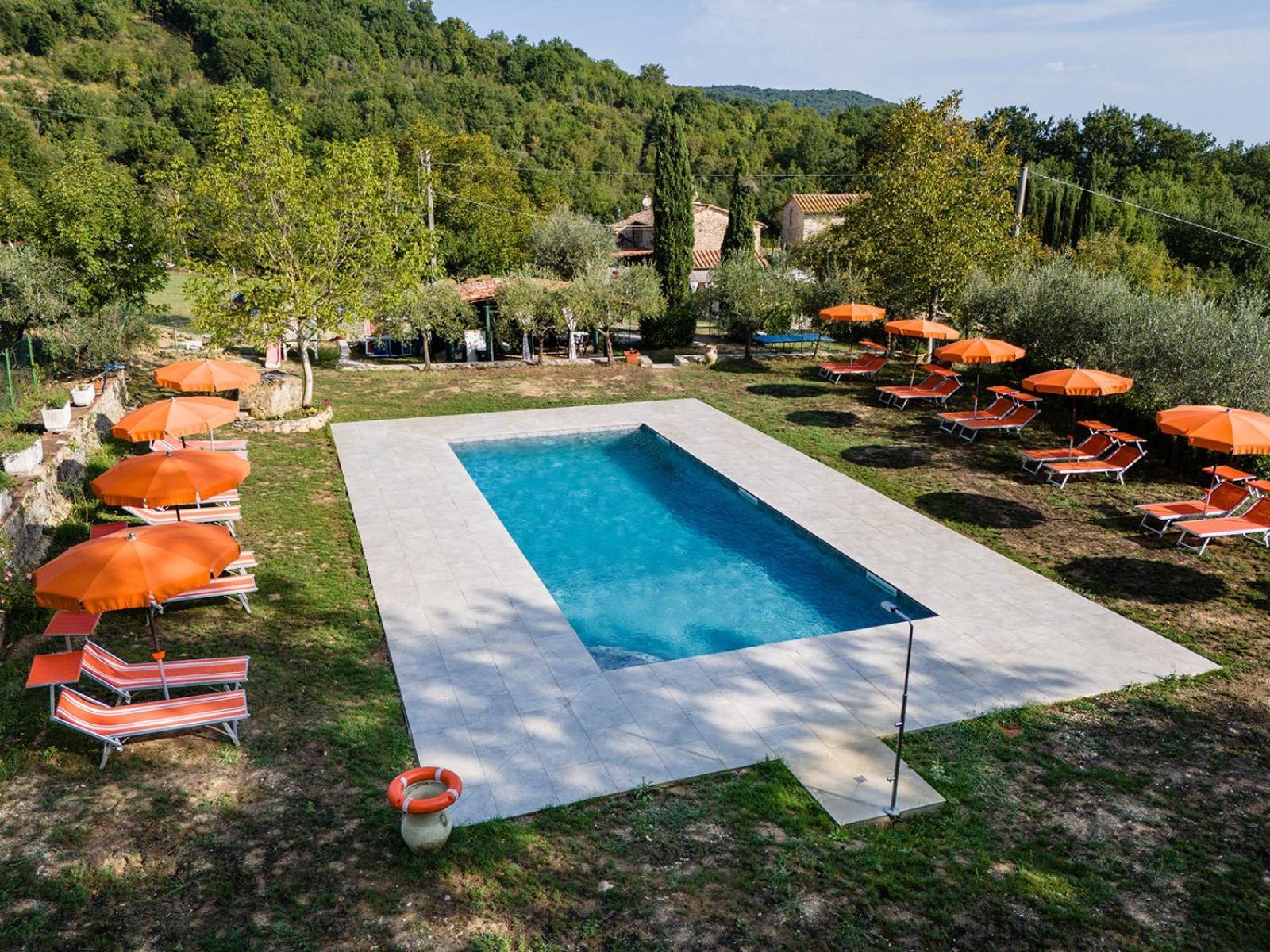 Agriturismo Santa Caterina Castelnuovo di Val di Cecina Kültér fotó