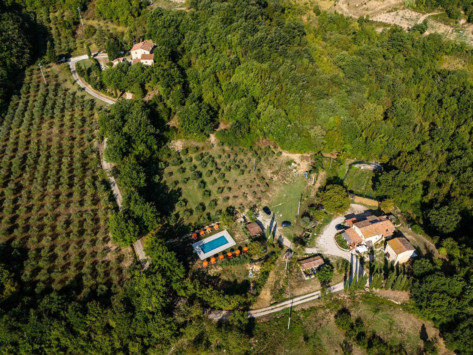 Agriturismo Santa Caterina Castelnuovo di Val di Cecina Kültér fotó